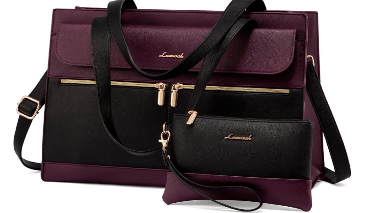 laptop handbags leather