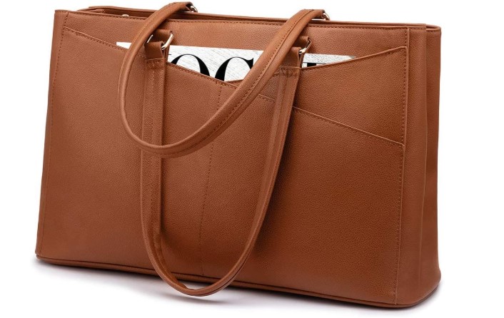 laptop handbags leather