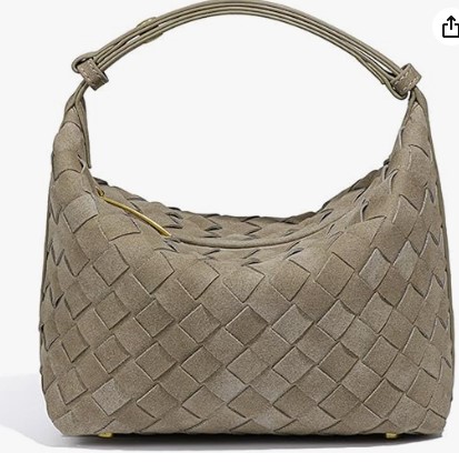 woven leather handbag