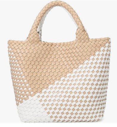 woven leather handbag