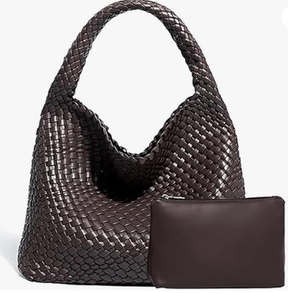 woven leather handbag